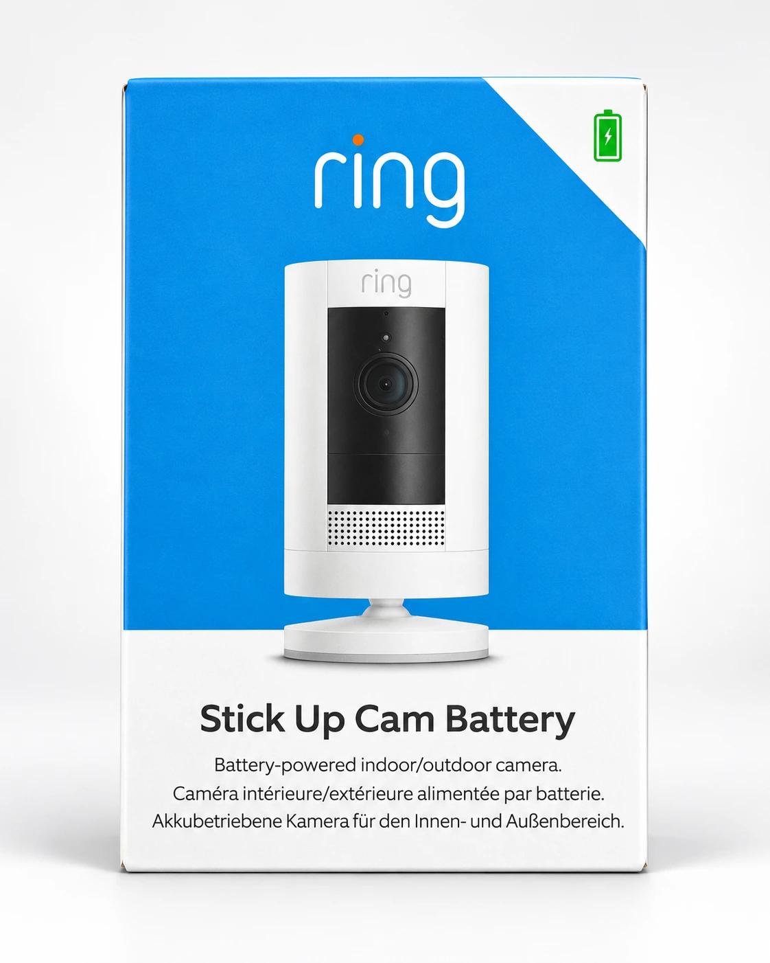 Ring Stick Up Cam Battery – Wireless Indoor & Outdoor Security Camera with HD Video, Night Vision & Two-Way Talk